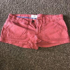 red shorts
